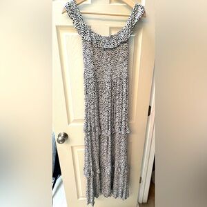 Off the shoulder maxi dress